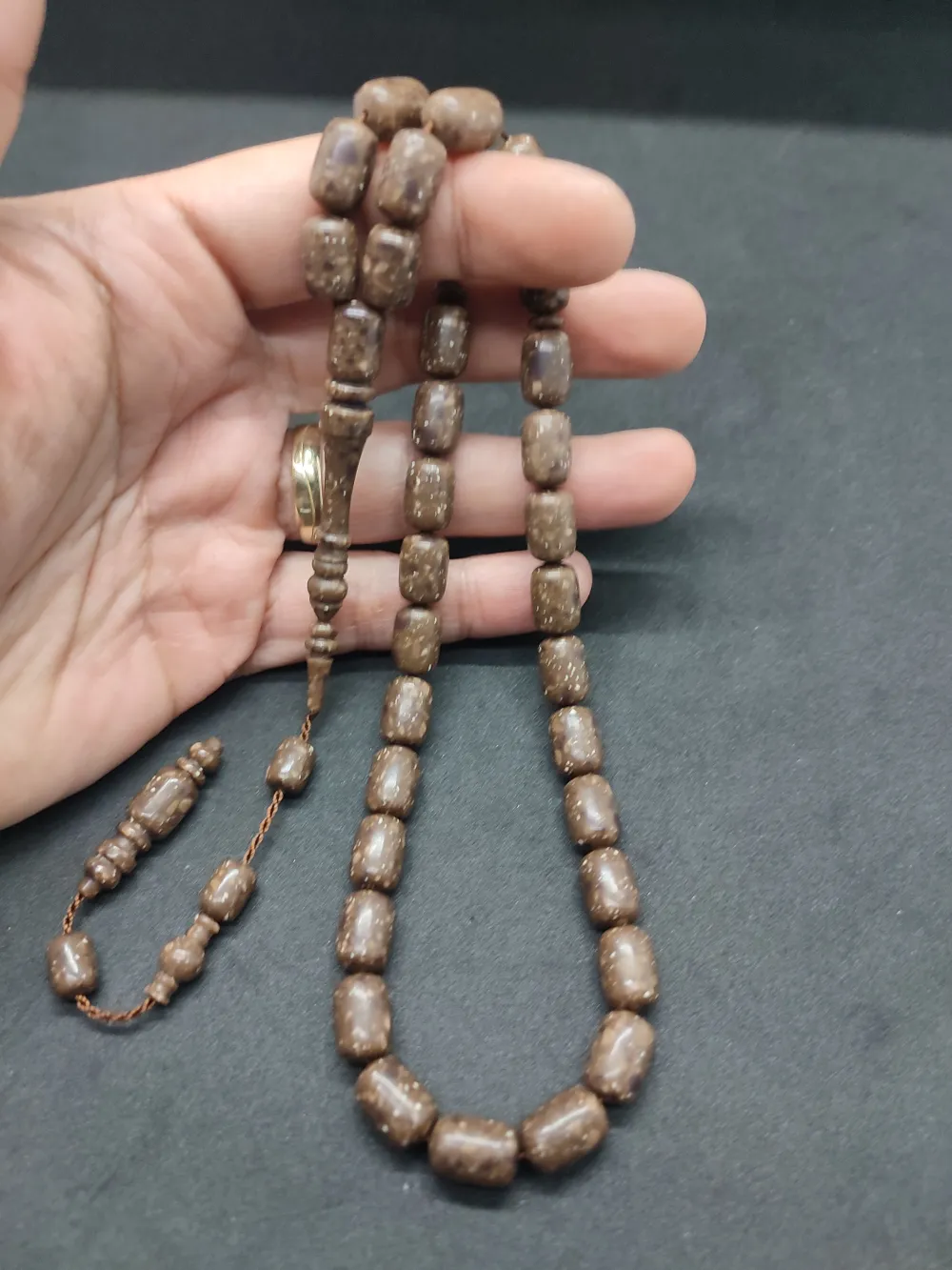 Yusuf Erden Usta İşi̇ İmzalı Halkalı İmame Cori̇an Mermer küçük resim 4