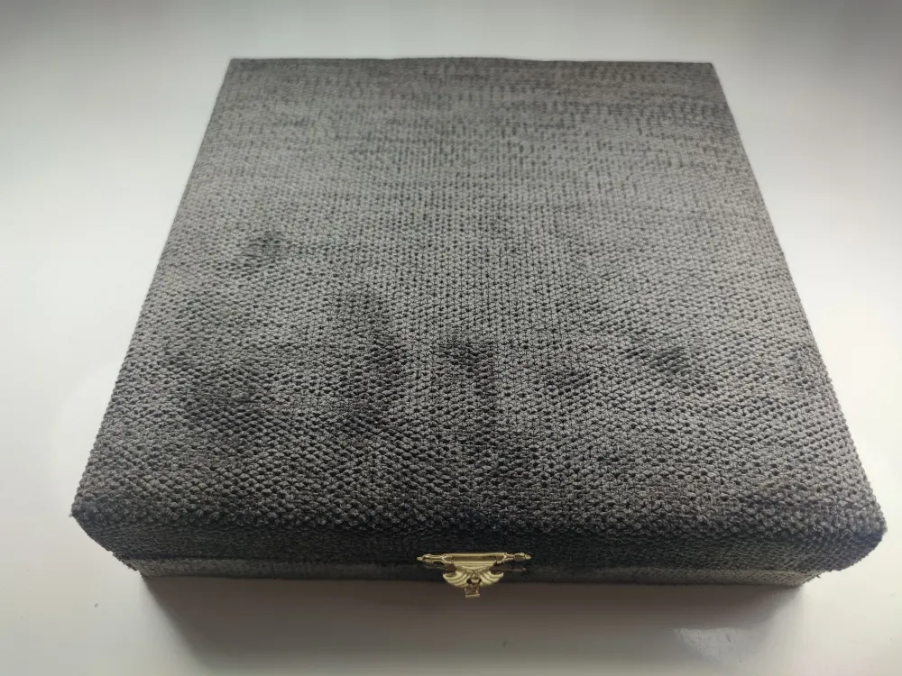 Gümüş Püsküllü Özel Kadi̇fe Kutulu 13.05 Gr  Baltık Kaya Damla küçük resim 4