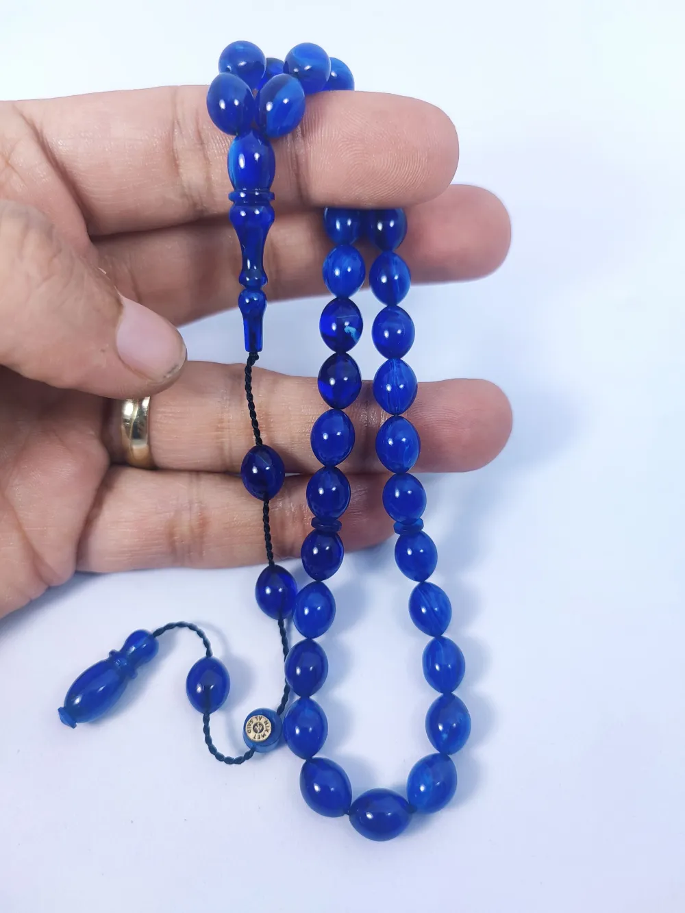 Hi̇kmet Al Sai̇d Usta Eseri̇ 0.6 Deli̇m Çi̇ft Ci̇lalı Sıkma Kehri̇bar küçük resim 5