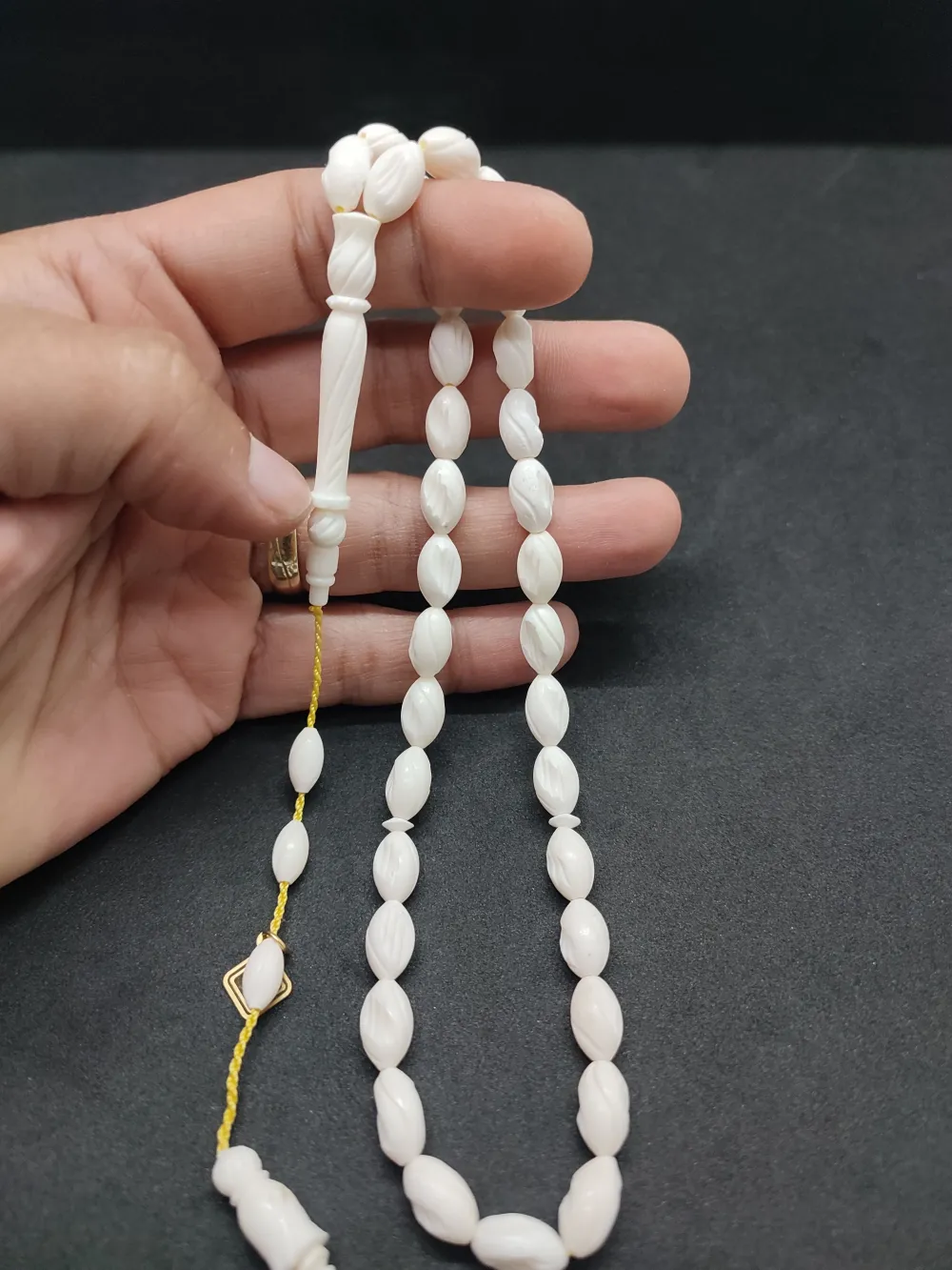 İskeçeli̇ Cemi̇l Usta Eseri̇ Kalem Oyma Sanatı  Naturel Deve Kemi̇ği̇ küçük resim 5