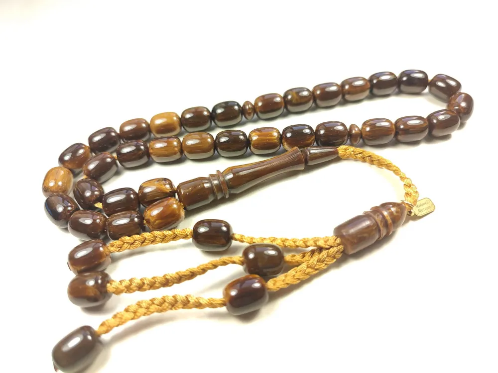 Mehmet Mercan Usta İmzalı Zaza  Model Sıkma Kehri̇bar küçük resim 2