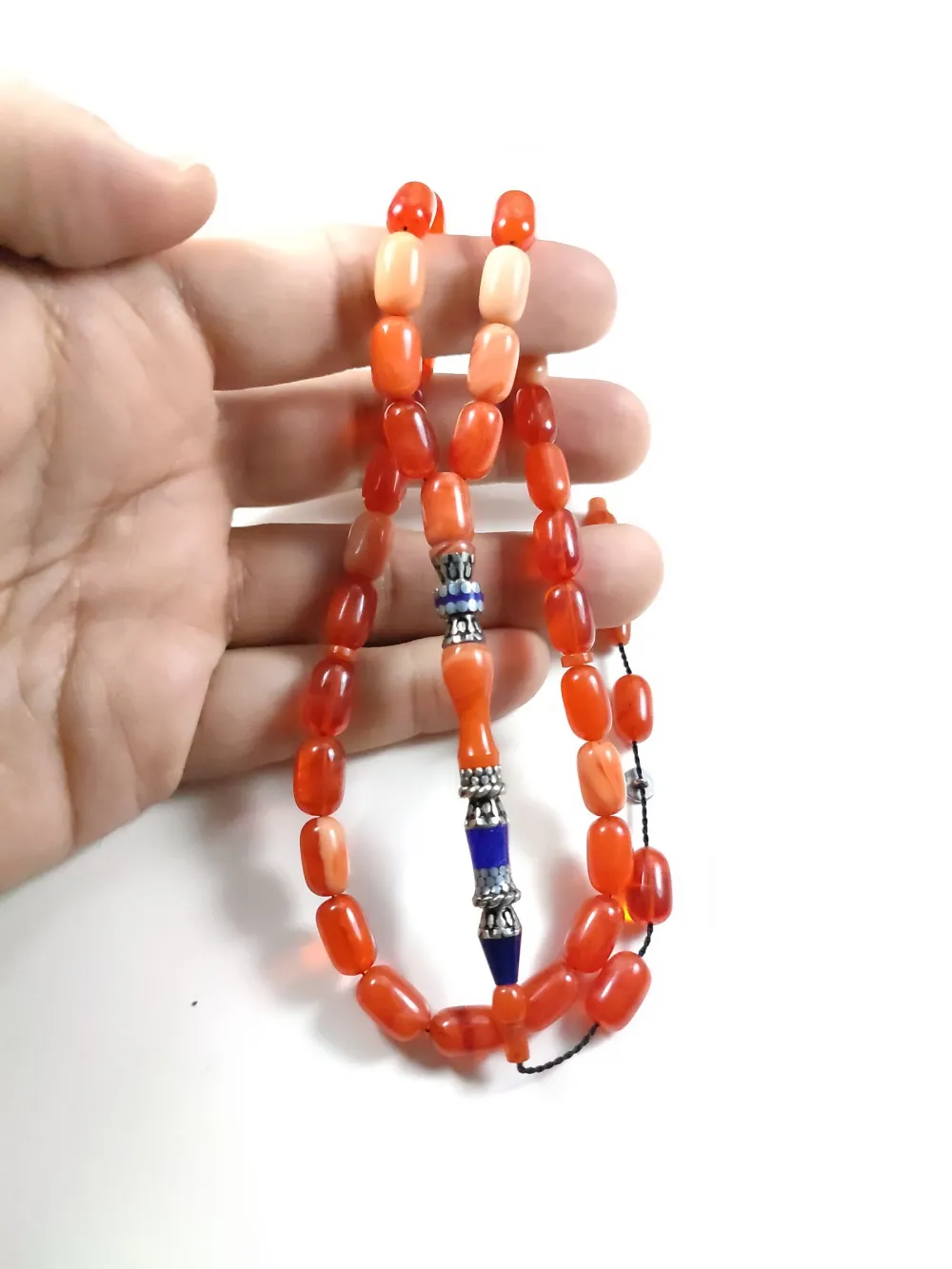 Şükrü Baba  Usta İşi̇ İmzalı İmame Hi̇tame Nakkaş İşçi̇li̇kli̇ Sıkma Kehri̇bar küçük resim 5