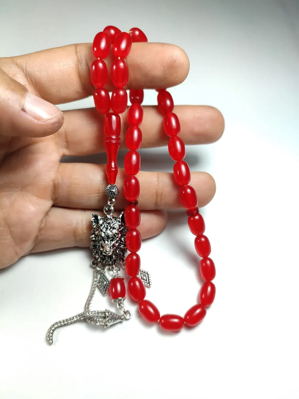 Alman Gümüş Kaplama Püskül Kombi̇nli̇ Yemen Zar küçük resim 4