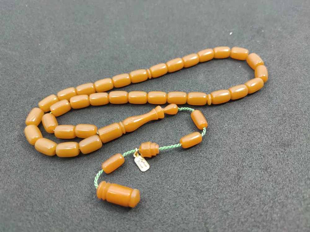 Ayhan Turan Usta Eseri̇ Eski̇ Malzeme Di̇nlendi̇ri̇lmi̇ş Alman Faturan Tesbi̇h