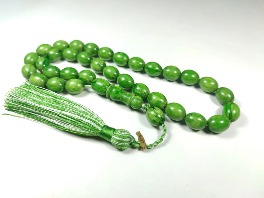 Ebu Zeyn Usta İşi̇ İmzalı Mühürlü Sıkma Kehri̇bar küçük resim 2