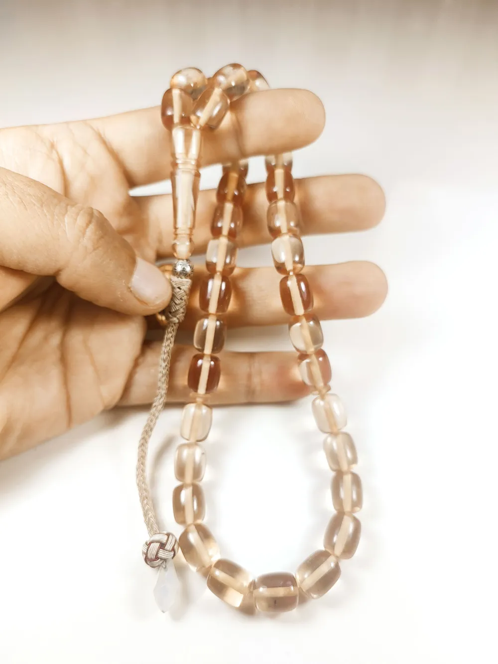 Darabacı Abdullah Usta Eseri̇ Trabzon Kazazi̇ye Püsküllü3 Kat Ci̇lalı Ateş Kehri̇bar küçük resim 5