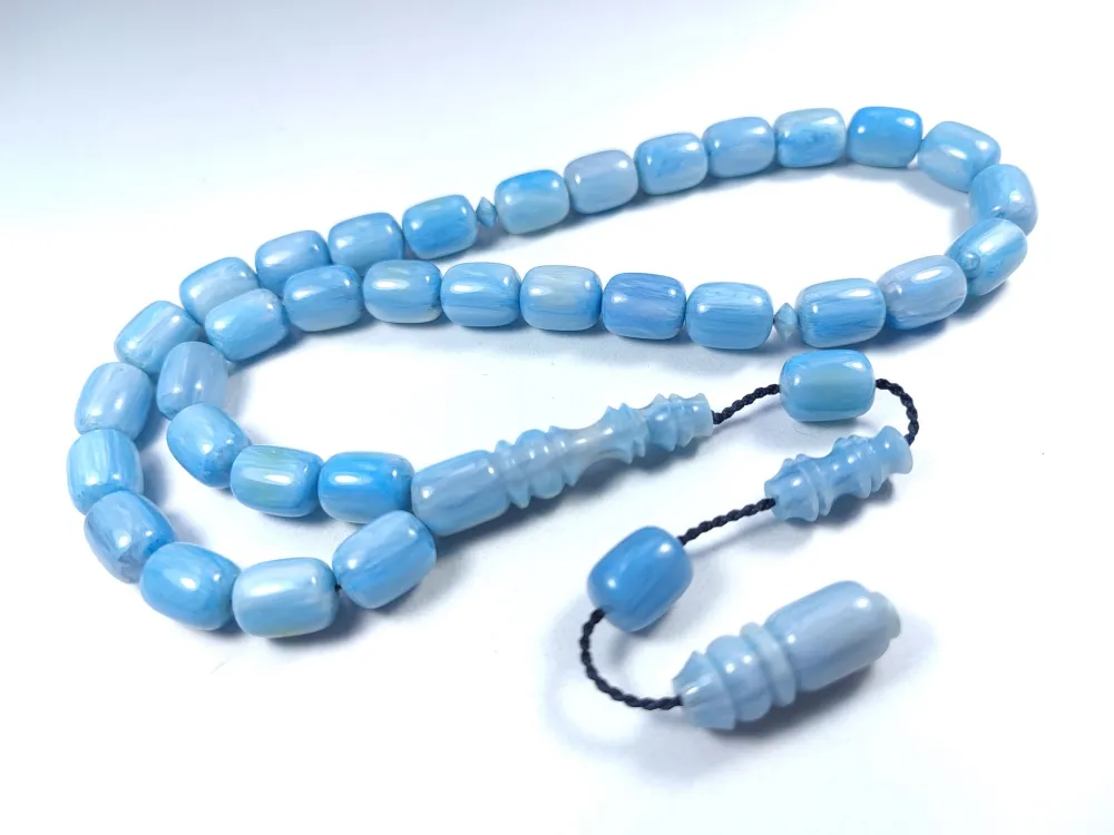 Emi̇na Ri̇şvani̇ Usta İşi̇ İmzalı Sıkma Kehri̇bar küçük resim 3