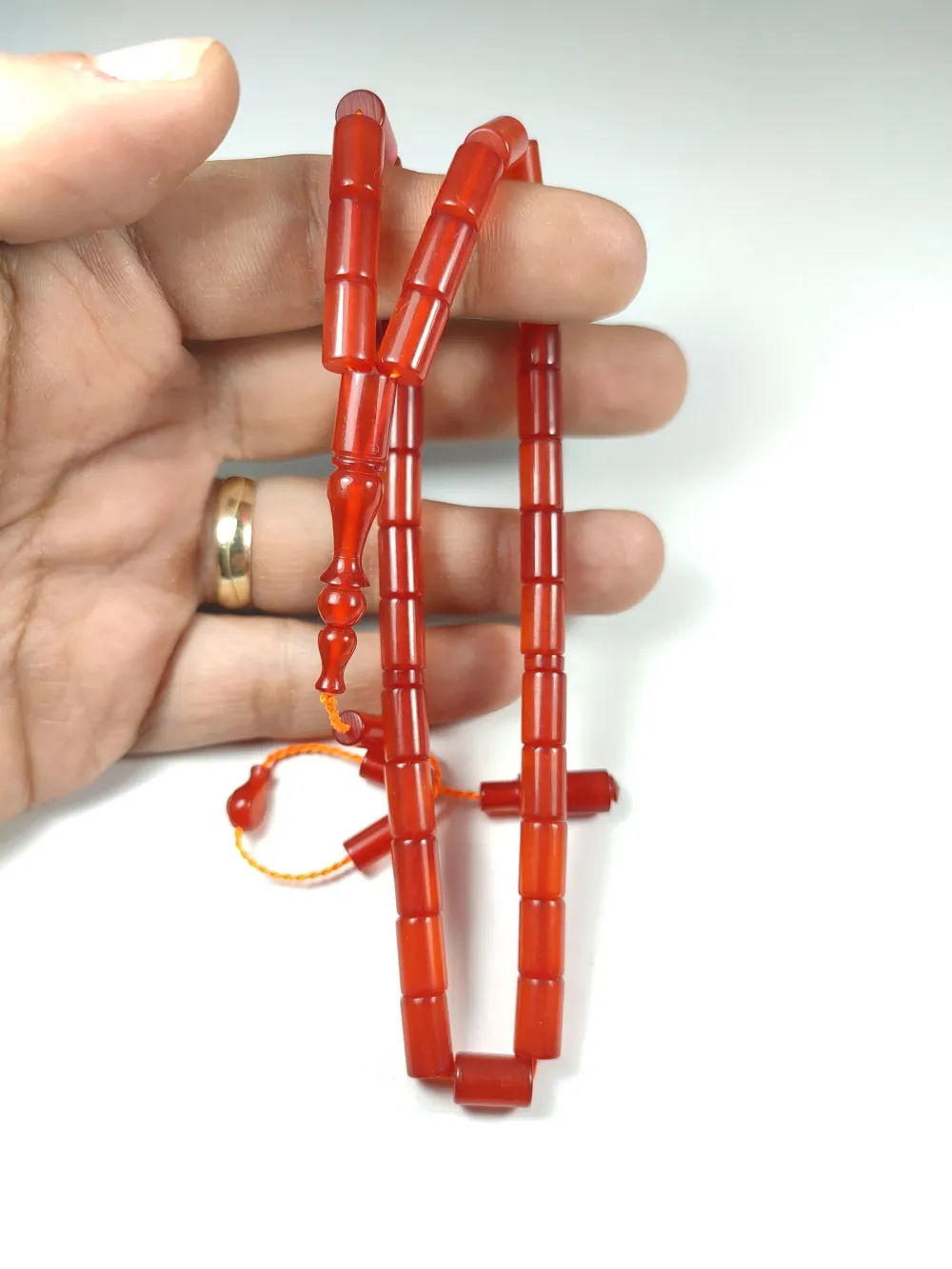 Mehmet Sancaktar Usta İşi̇ İmzalı Mühürlü  Zar Kehri̇bar küçük resim 4