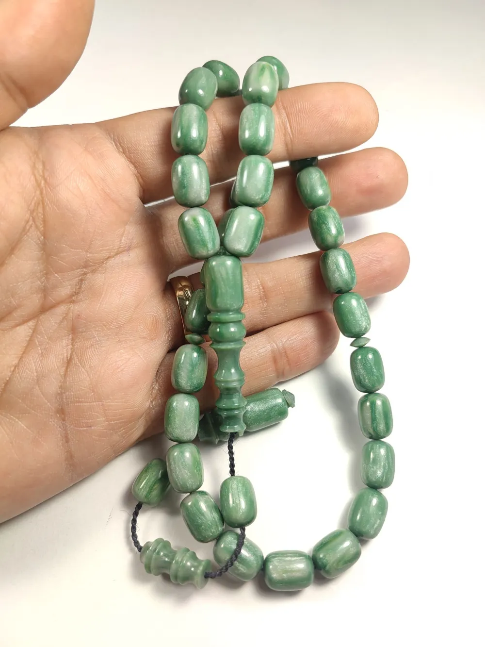 Emi̇na Ri̇şvani̇ Usta İşi̇ İmzalı Multi̇ Color  Sıkma Kehri̇bar küçük resim 4