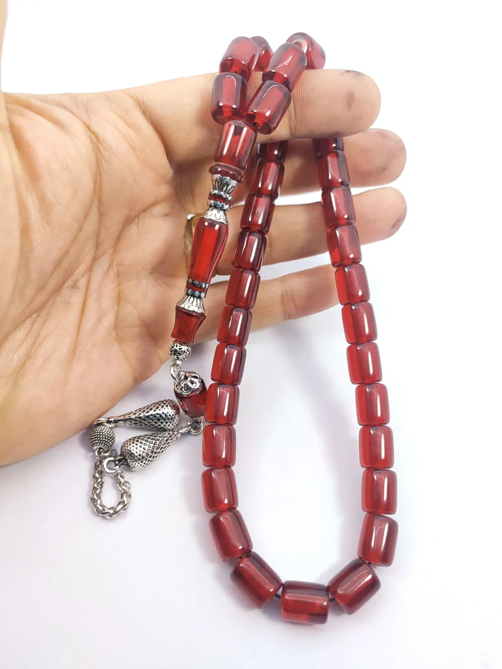 Zeyn Usta Eseri̇ 925 Ayar Gümüş Nakkaş  Alman Faturan küçük resim 4