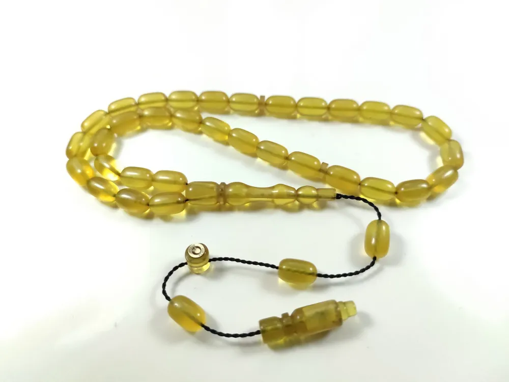 Mesut Elma Usta İşi̇ İmzalı Mühürlü  Sıkma Kehri̇bar küçük resim 3