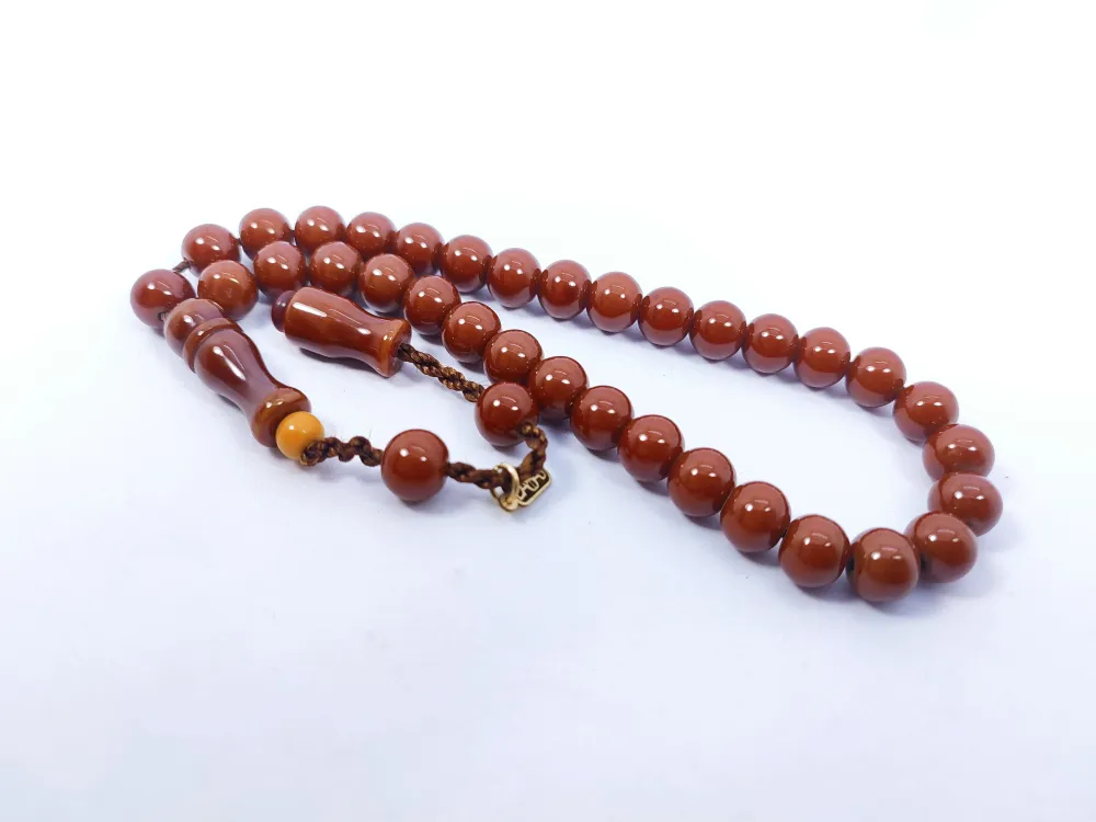 Muhammed Dabbas Usta Eseri̇ Osmanlıya En Yakın Bi̇lek Boy Sıkma Kehri̇bar küçük resim 2