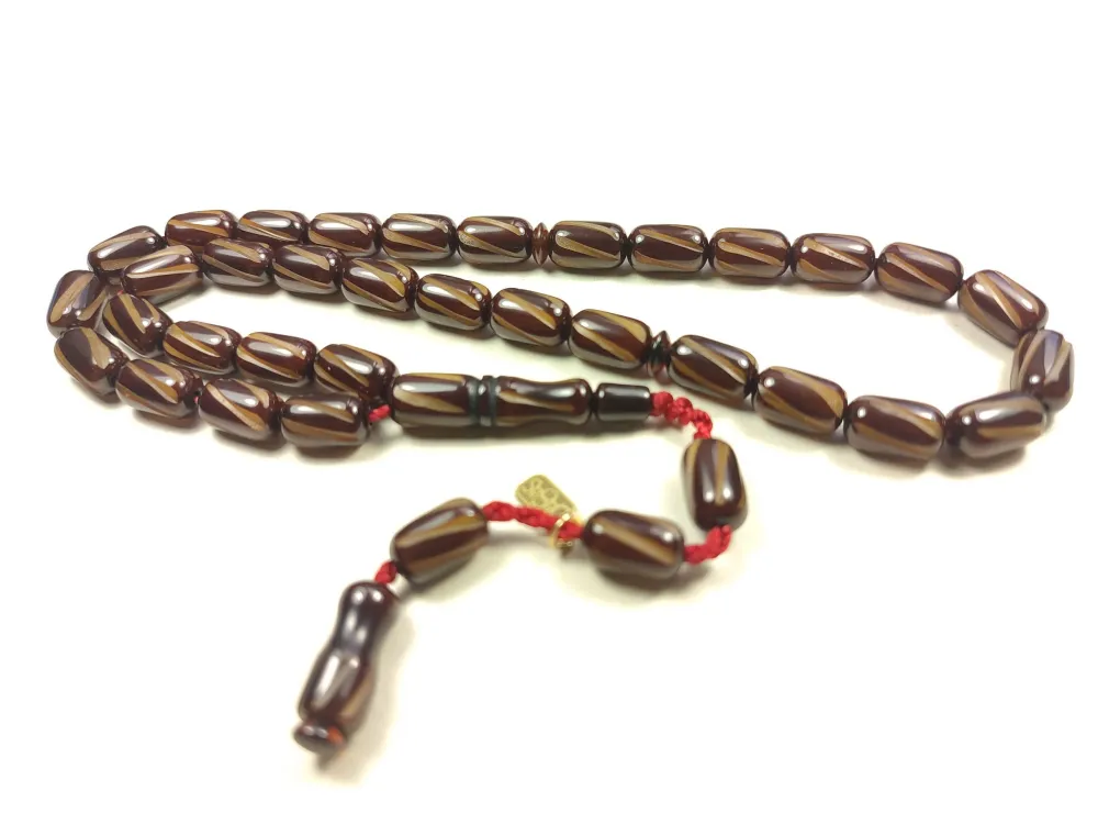 Muhammed Dabbas Usta İşi̇ İmzalı Kalem Oyma Sıkma Kehri̇bar küçük resim 2