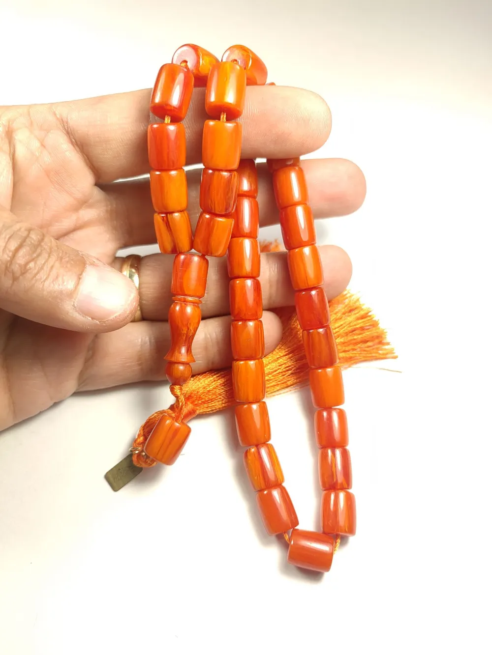 Ebu Zeyn Usta İşi̇ İmzalı Sıkma Kehri̇bar küçük resim 4