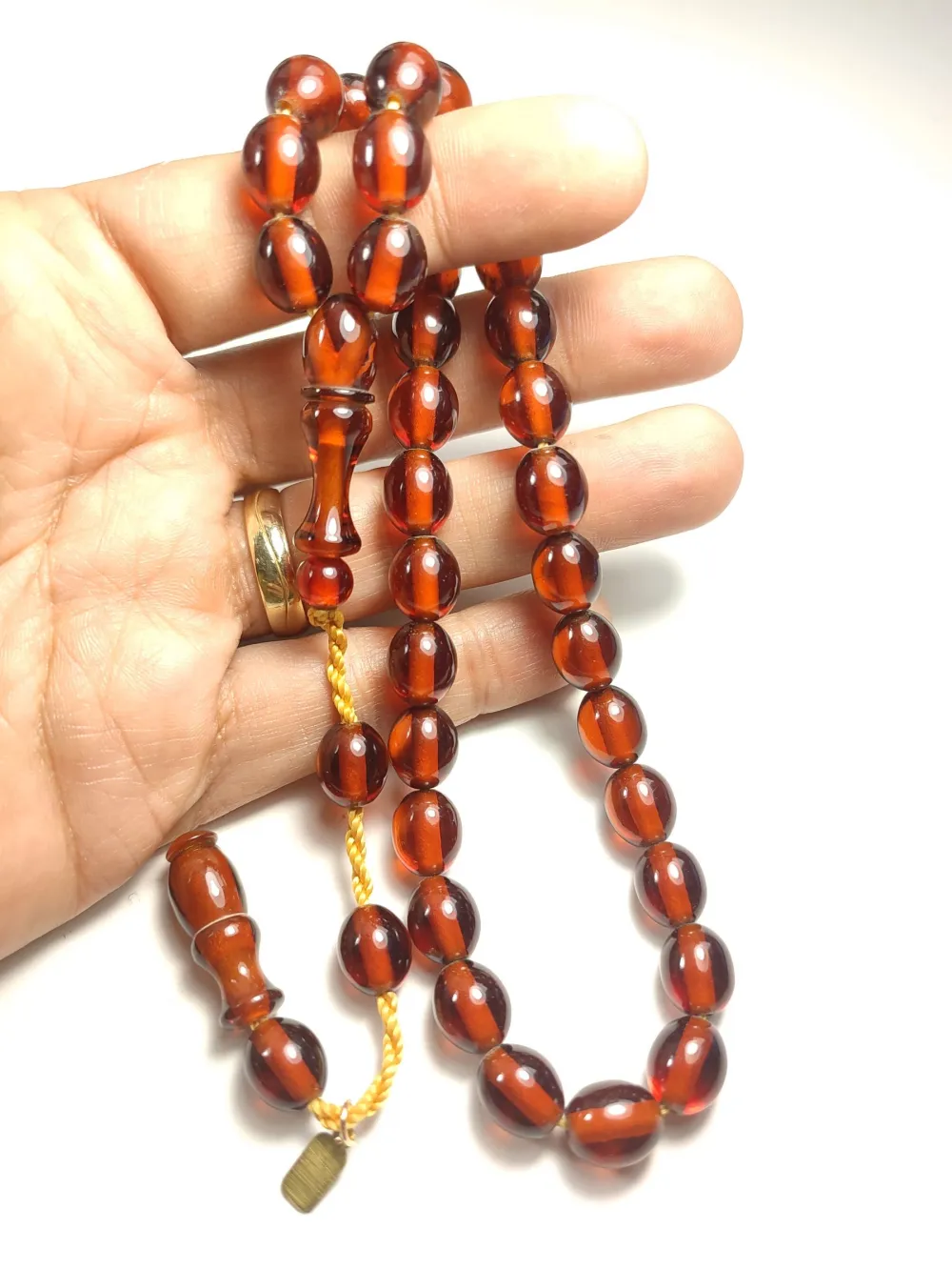 Muhammed Dabbas Usta İşi̇ İmzalı Ateş-İ Kehri̇bar küçük resim 5