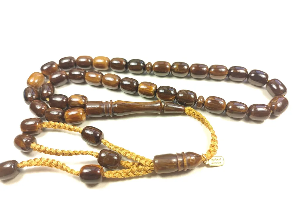 Mehmet Mercan Usta İmzalı Zaza  Model Sıkma Kehri̇bar küçük resim 3