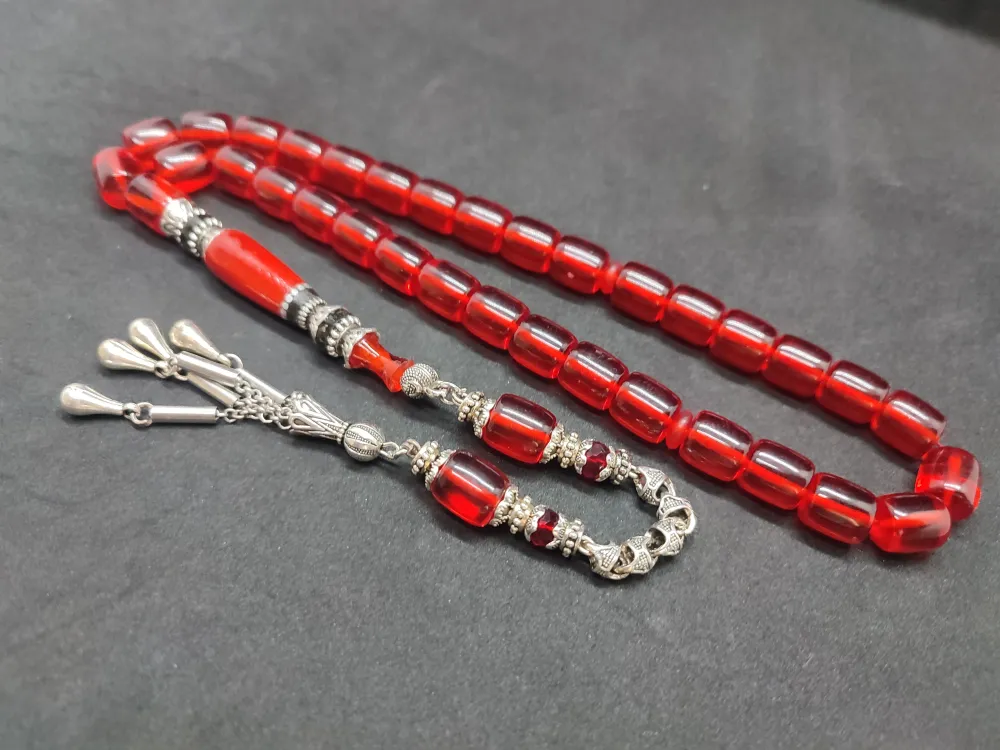 Şevket Alkan Usta Eseri̇ Gümüş Nakkaş İşlemeli̇ Alman Oyun Zar Kehri̇barı