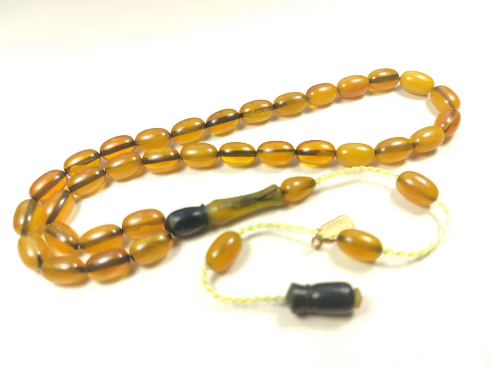 Mesut Elma Usta Eseri̇ İmzalı Kondüsyon Hari̇kası Sıkma Kehri̇bar küçük resim 2