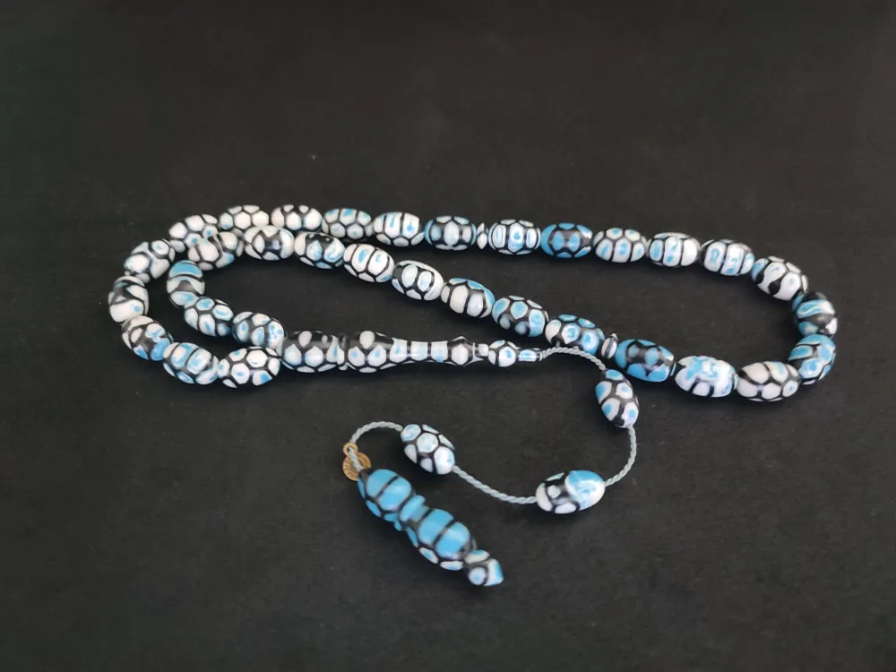 Fati̇h Erbabacan Usta İşi̇ İmzalı Mühürlü  Ari̇zona Fi̇ruze küçük resim 3