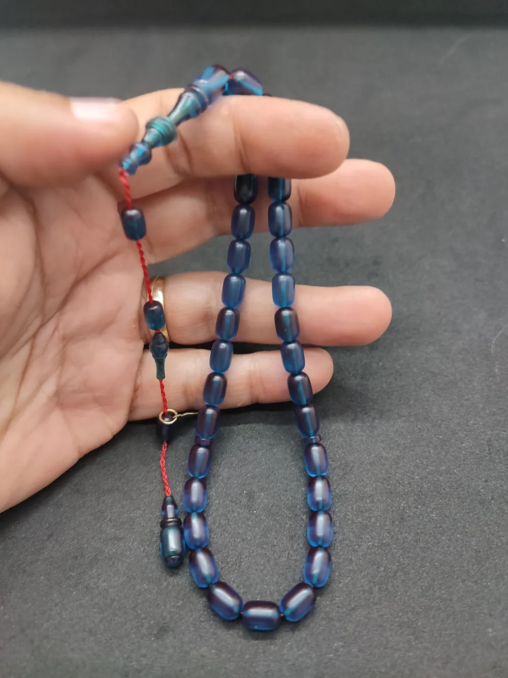 Furkan Gül Usta Eseri̇ El Boy İmame Halkalı Ateş-İ Kehri̇bar küçük resim 5