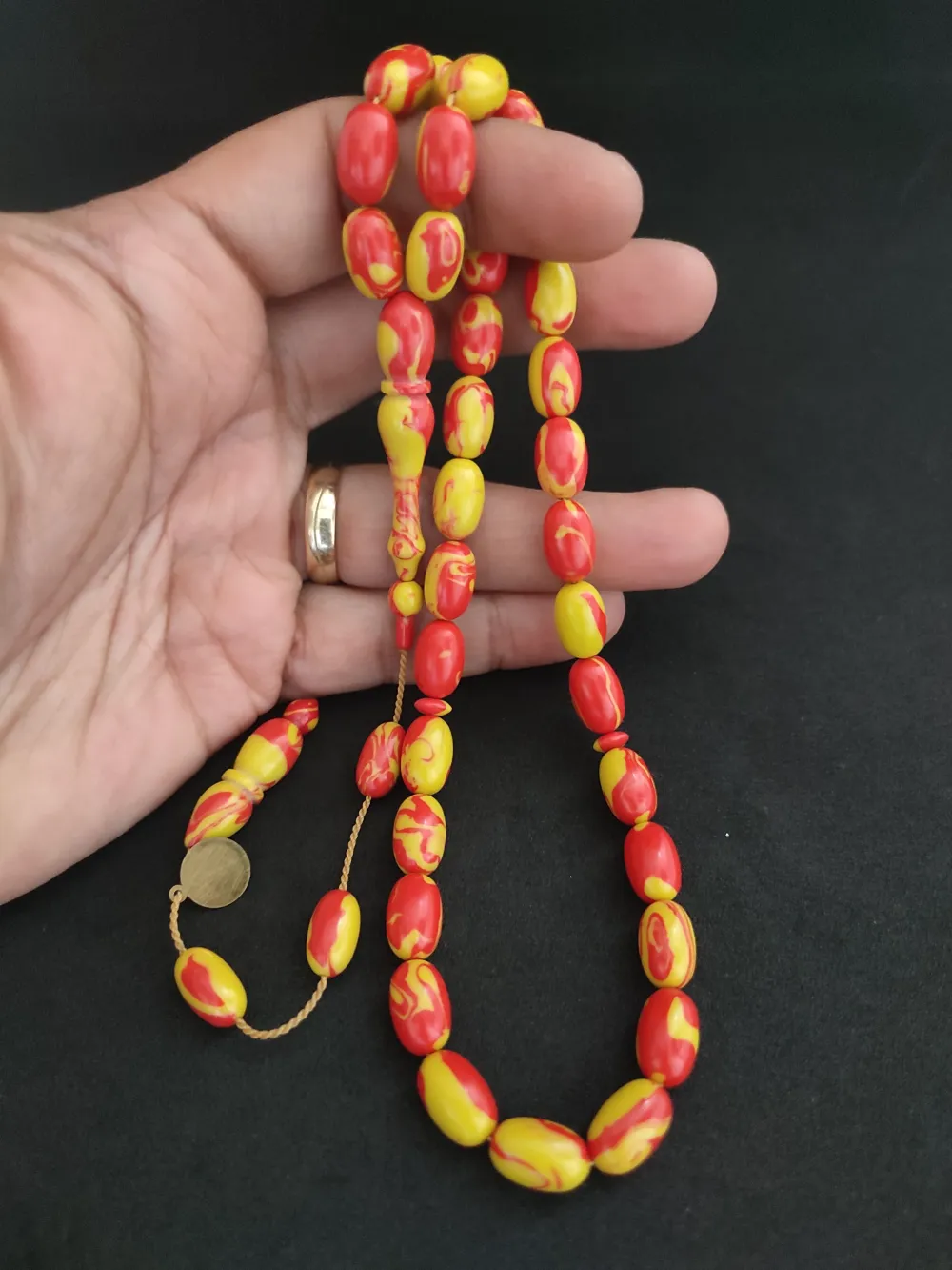 Fati̇h Erbabacan Usta İşi̇ İmzalı Mühürlü  Ari̇zona Fi̇ruze küçük resim 5