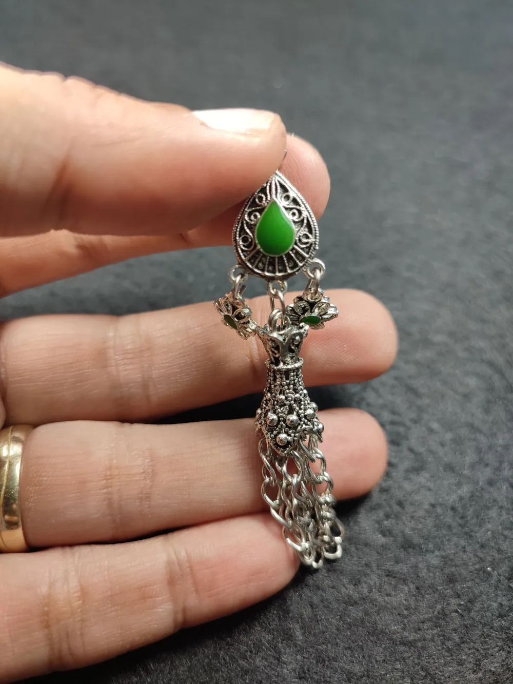 Alman Gümüş Püskül küçük resim 3