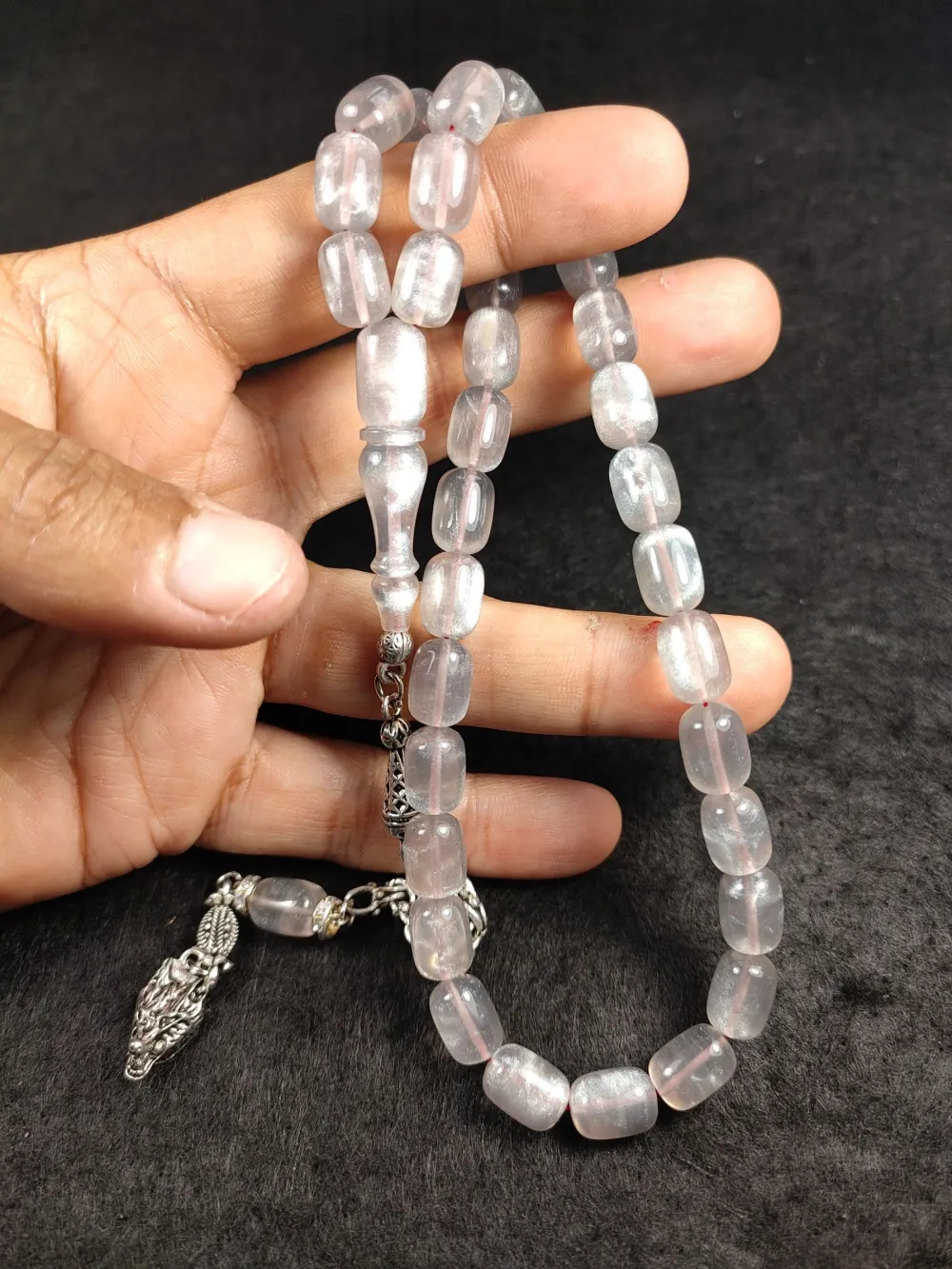 Alman Gümüş Püsküllü Aykırı Renk Senteti̇k Opal küçük resim 3