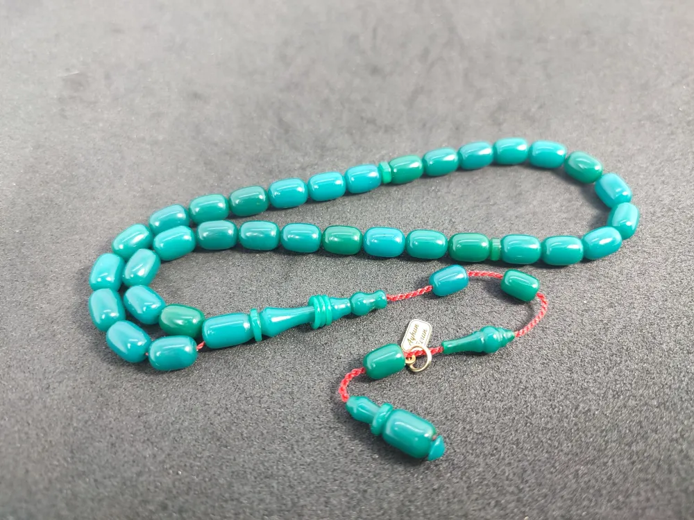 Ayhan Turan Usta Eseri̇ 0.6 Mm Deli̇m Halkalı İmame Tam El Boy Sıkma Kehri̇bar