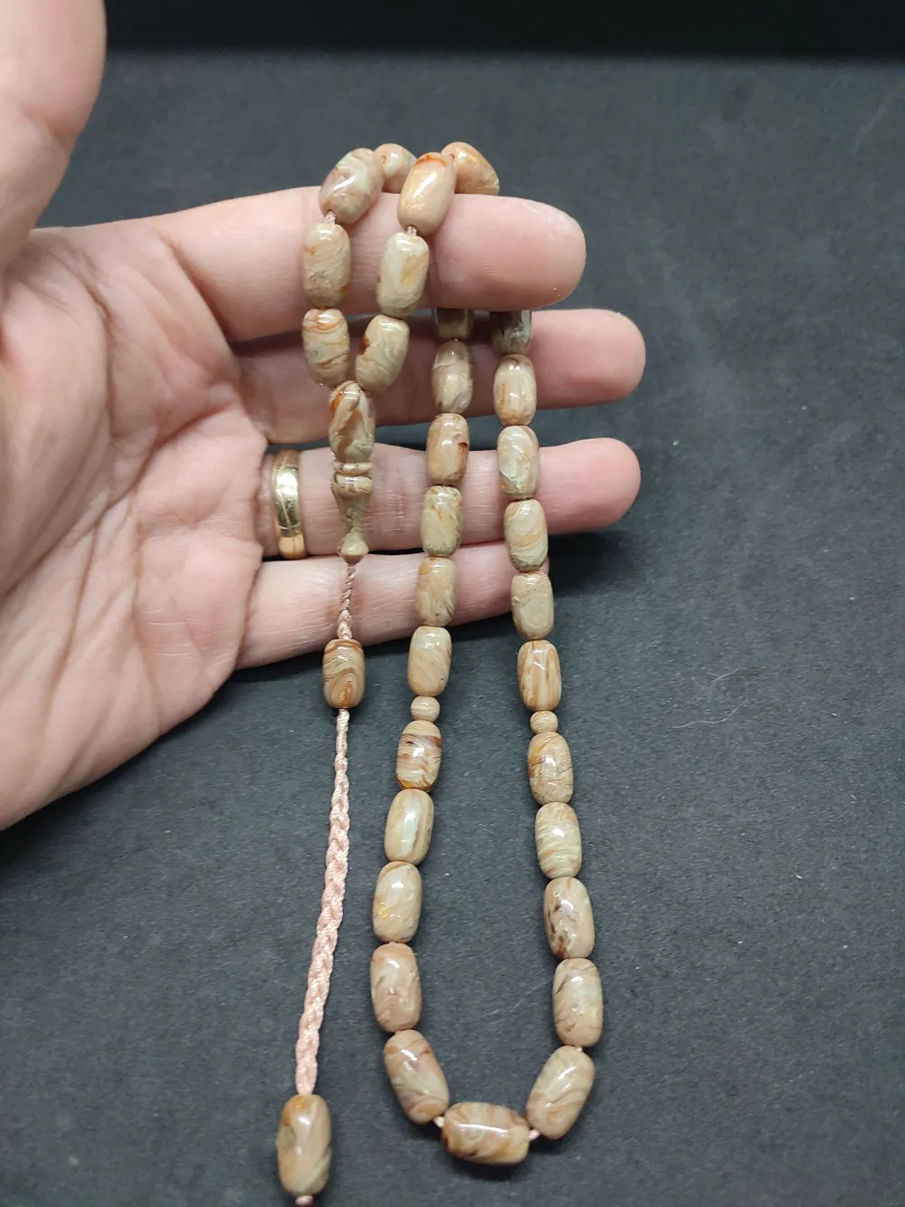 İsa Balkaya Usta Eseri̇  Eski̇ Usul Kat Kat İpe Di̇zi̇li̇ Eski̇ Objeden Katali̇n küçük resim 4