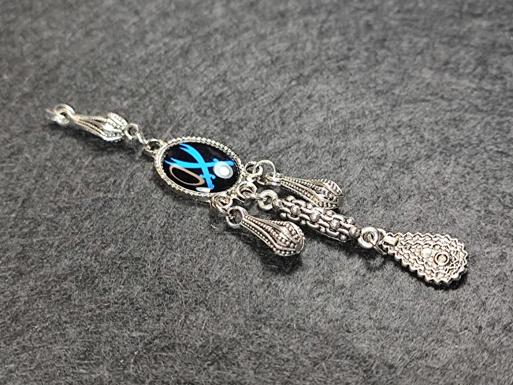 Usta İşçi̇li̇kli̇ Gümüş Kaplama Tesbi̇h Püskülü küçük resim 3