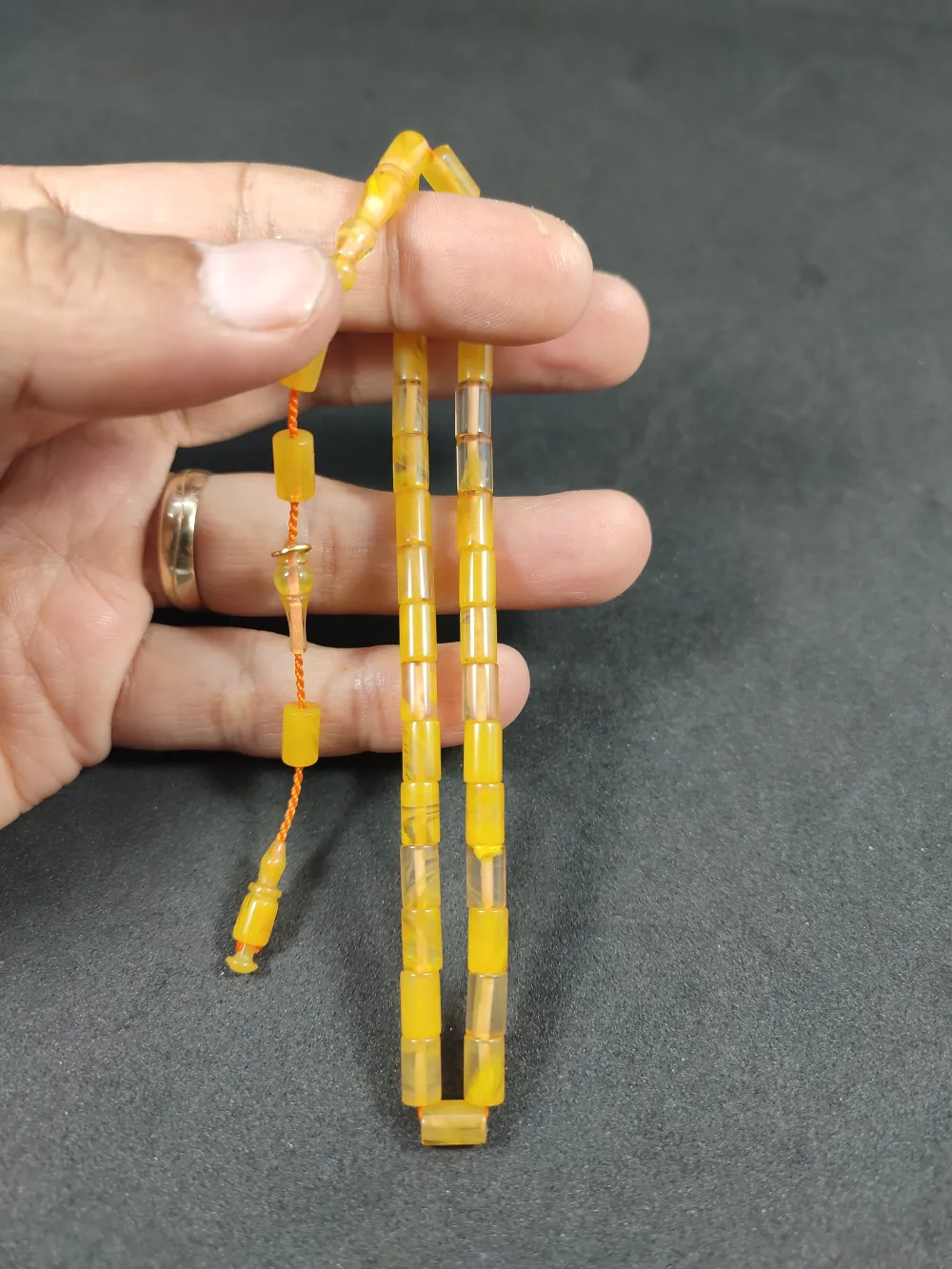 Mehmet Mercan Usta Eseri̇ Bi̇lek Boy Ok Gi̇bi̇ Kesme Sıkma Kehri̇bar küçük resim 3