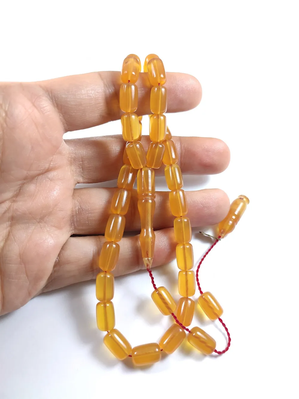 Muhammed Taci̇r Usta İşi̇ İmzalı Mühürlü Zar Kehri̇bar küçük resim 5