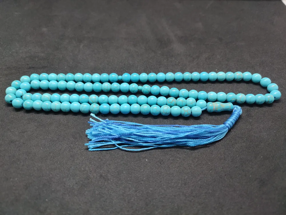 Başka Yerde Yok!!!  Naturel Ari̇zona Fi̇ruze Namaz Tesbi̇hi̇ küçük resim 2