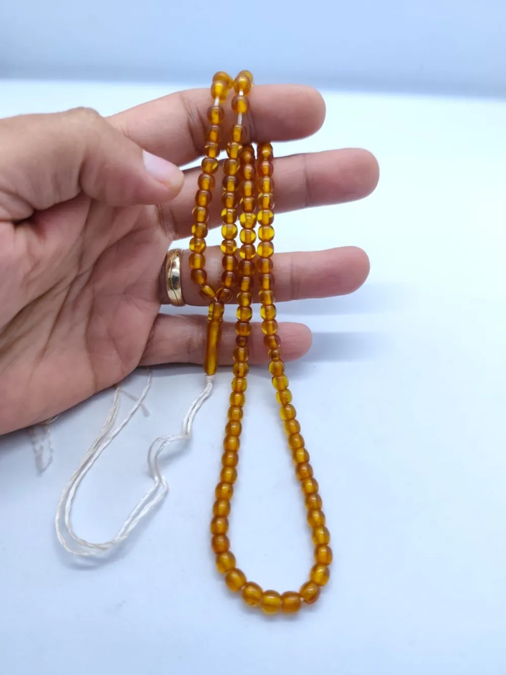 Zenne Boy (Küçük Boy) Eski̇ İran Necef Bağa Namaz Tesbi̇hi̇ küçük resim 5