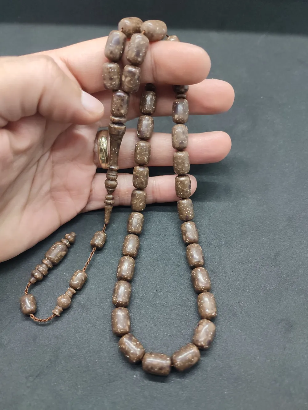 Yusuf Erden Usta İşi̇ İmzalı Halkalı İmame Cori̇an Mermer küçük resim 5