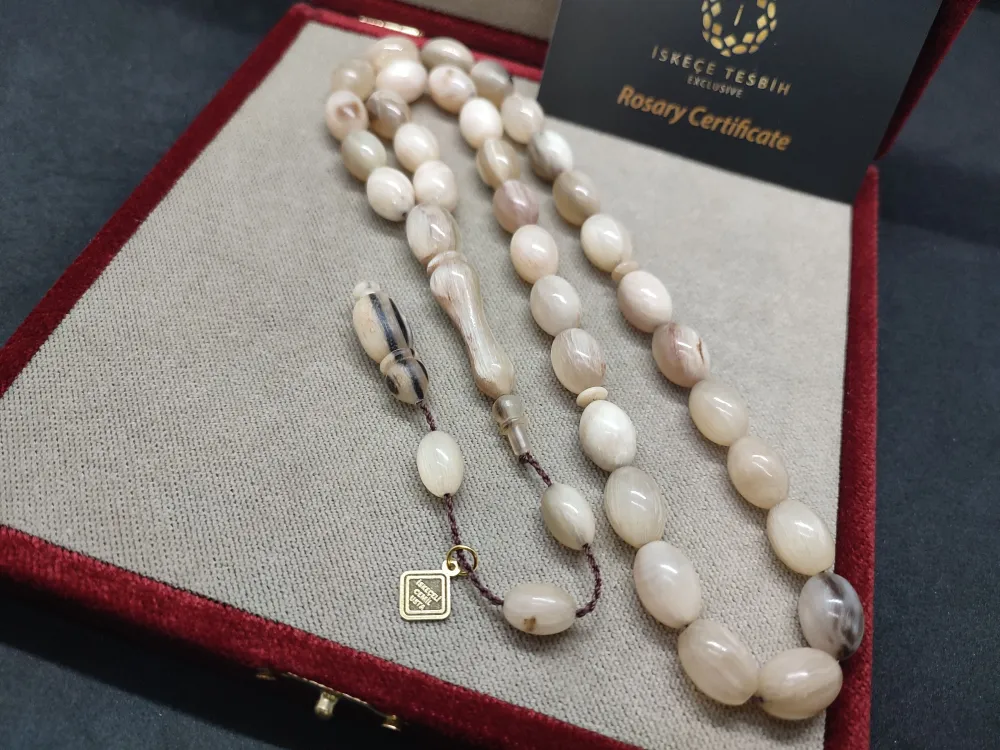 İskeçeli̇ Cemi̇l Usta Eseri̇ 37.02 Gr. İri̇ Boy Ti̇bet Yak Boynuzu