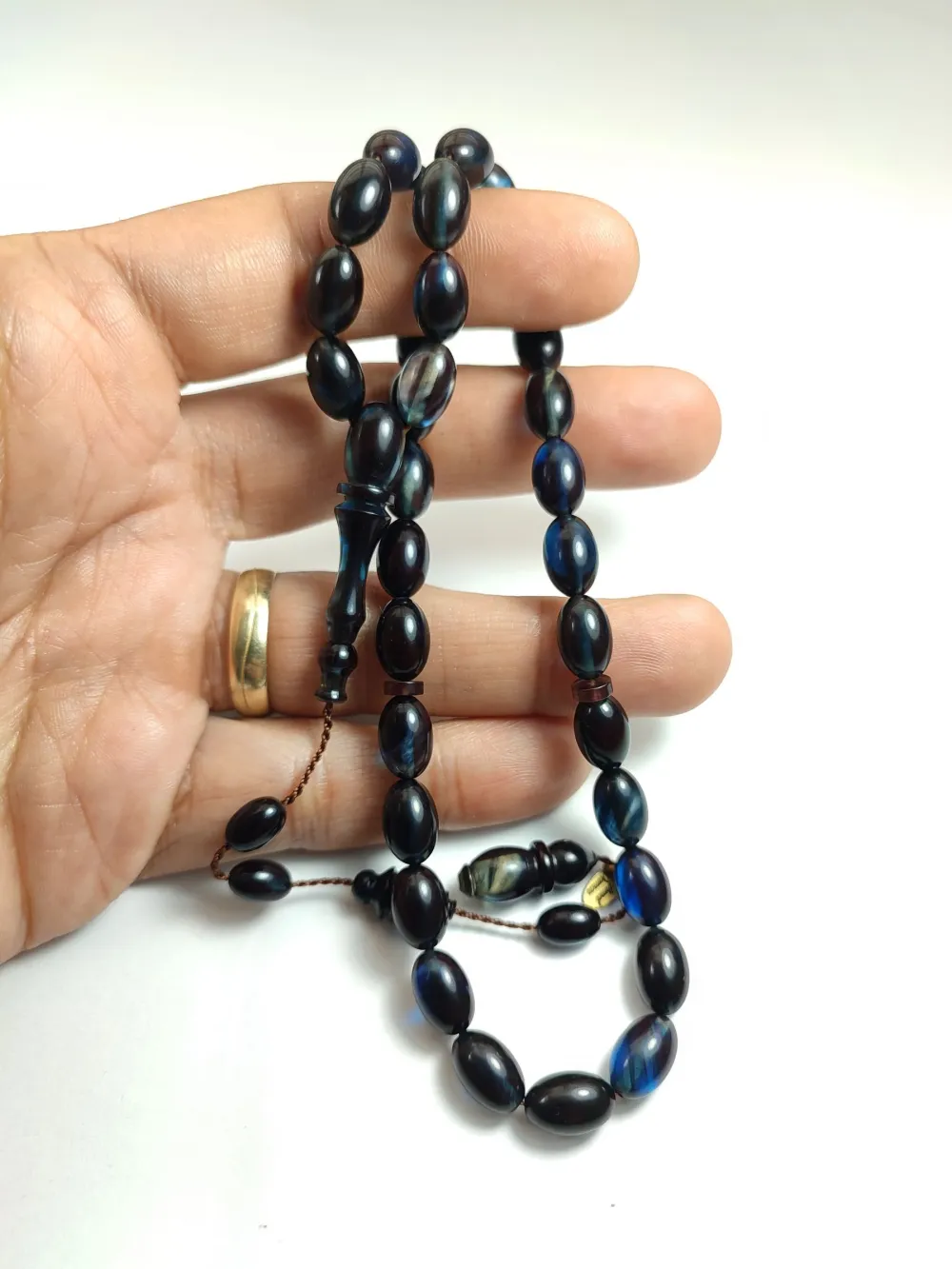 Ayhan Turan Usta İşi̇ İmzalı Mühürlü Sıkma Kehri̇bar küçük resim 5