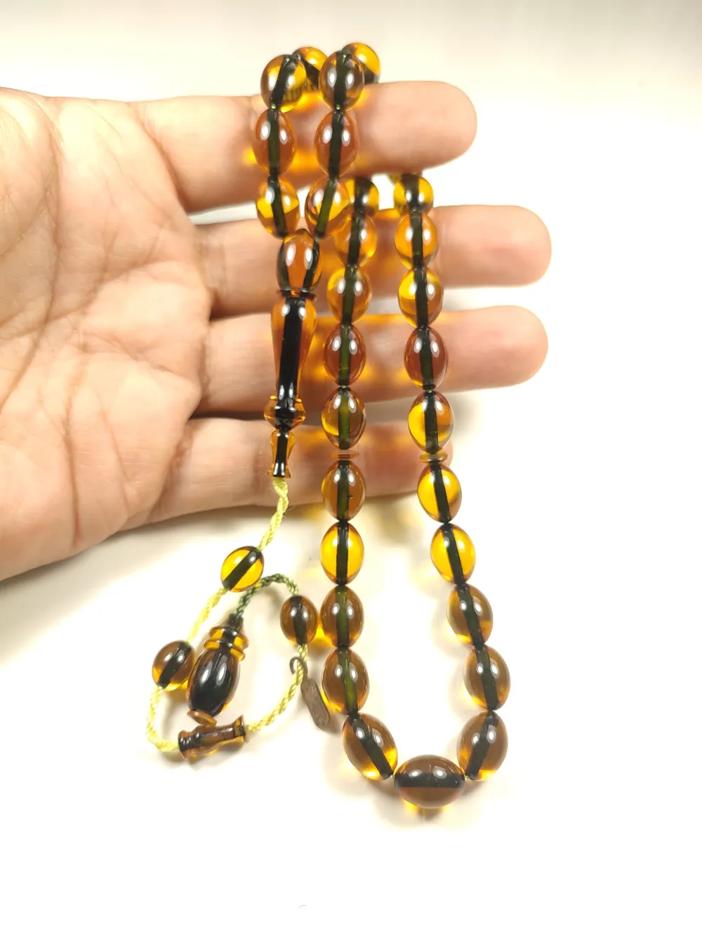 Ahmet Emi̇n Usta Eseri̇ Kuru Torna El Ci̇lalı Sıkma Kehri̇bar küçük resim 4