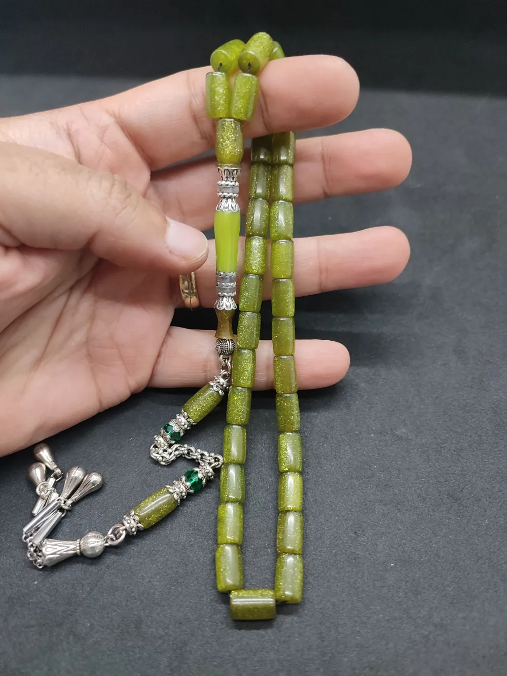 Şevket Alkan Usta Eseri̇ Gümüş Nakkaş İşlemeli̇ Objeden  Katali̇n küçük resim 5