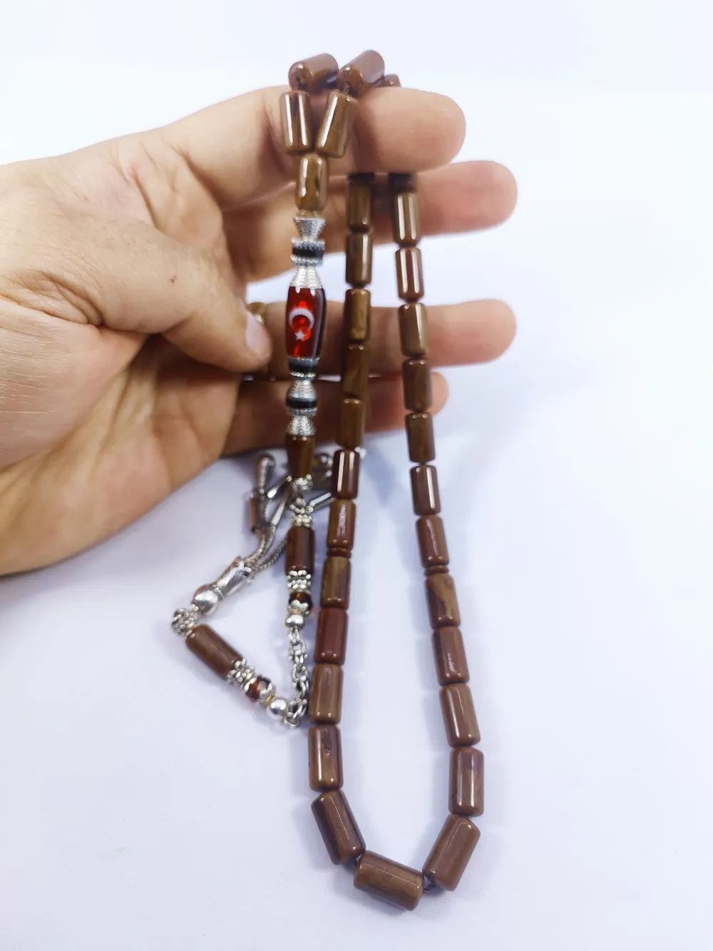 Şevket Alkan Usta Eseri̇ Gümüş Nakkaşlı Fransız Galali̇t küçük resim 5