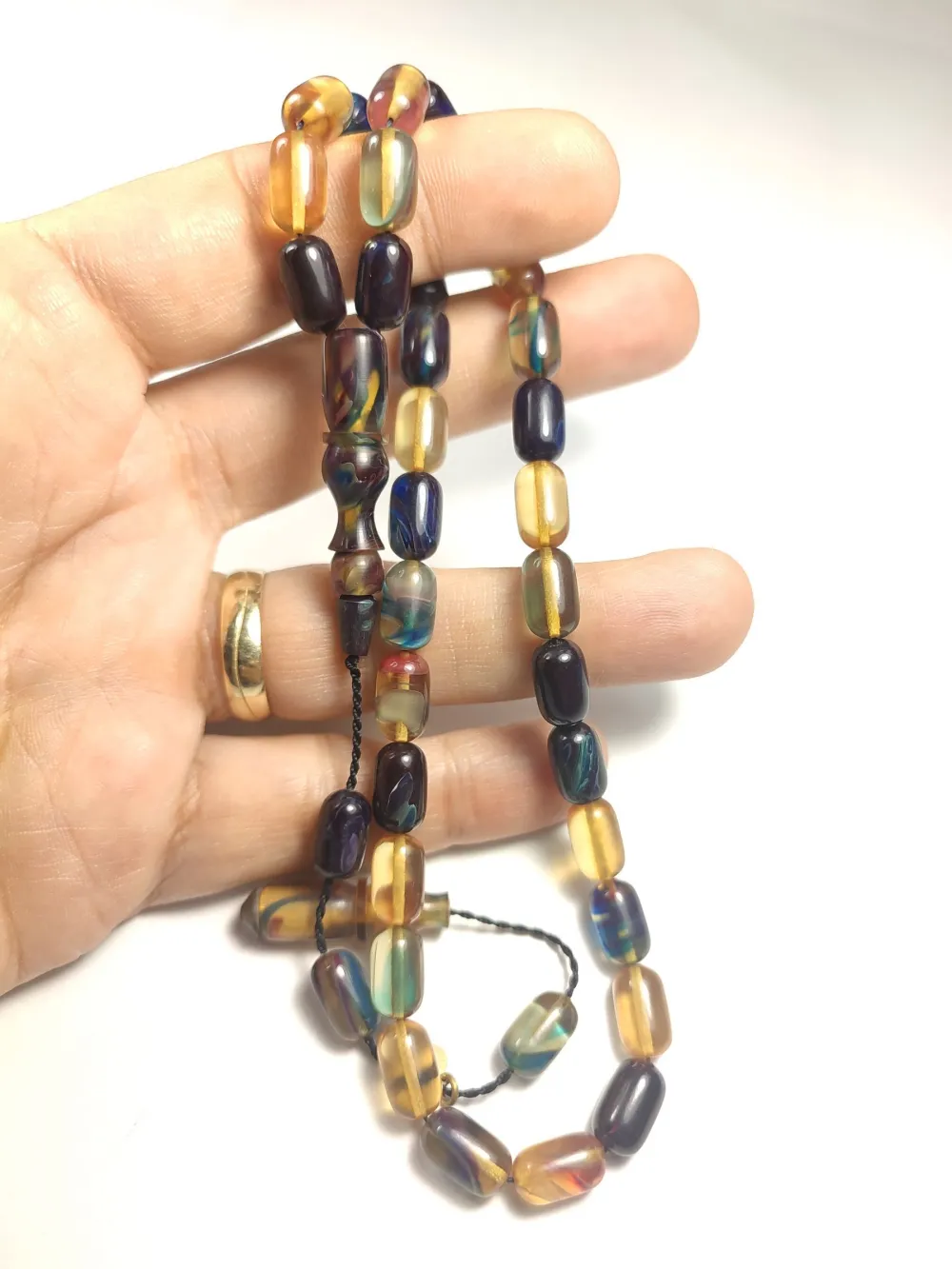 Erkan Çubukçu Usta İşi̇ İmzalı Mühürlü Ateş-İ Kehri̇bar küçük resim 4