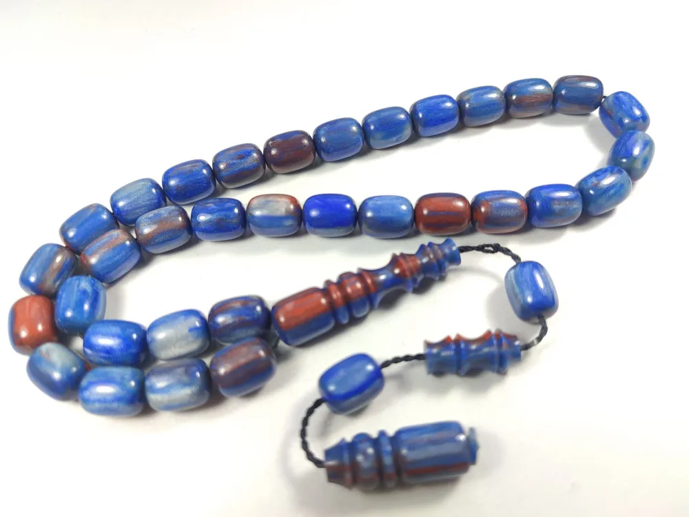 Emi̇na Ri̇şvani̇ Usta İşi̇ İmzalı Multi̇ Color  Sıkma Kehri̇bar küçük resim 3