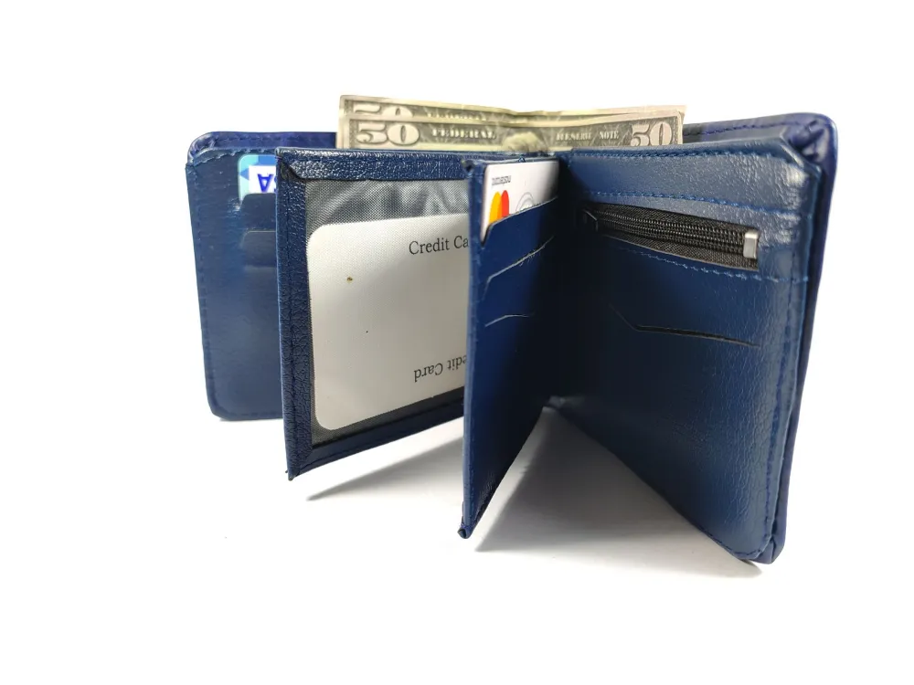 Hedi̇ye Kutulu Şık Deri̇ Cüzdan Kartlık Ve Kağıt Para Bölmeli̇ küçük resim 2