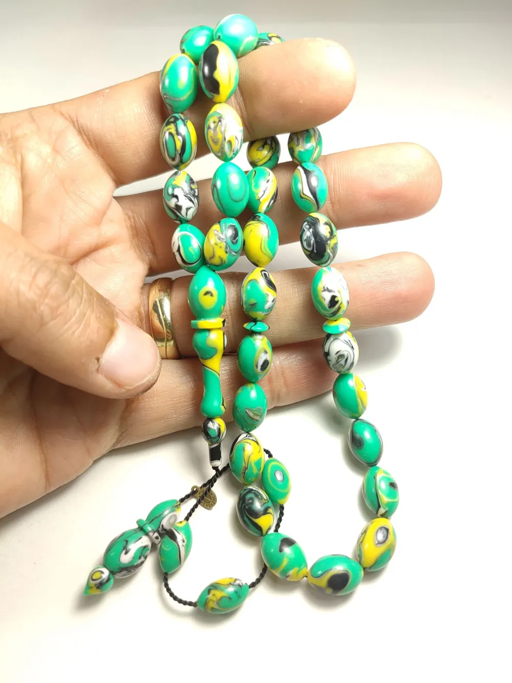 Fati̇h Erbabacan Usta İşi̇ İmzalı Mühürlü Kertenkele  Model Ari̇zona Fi̇ruze küçük resim 5