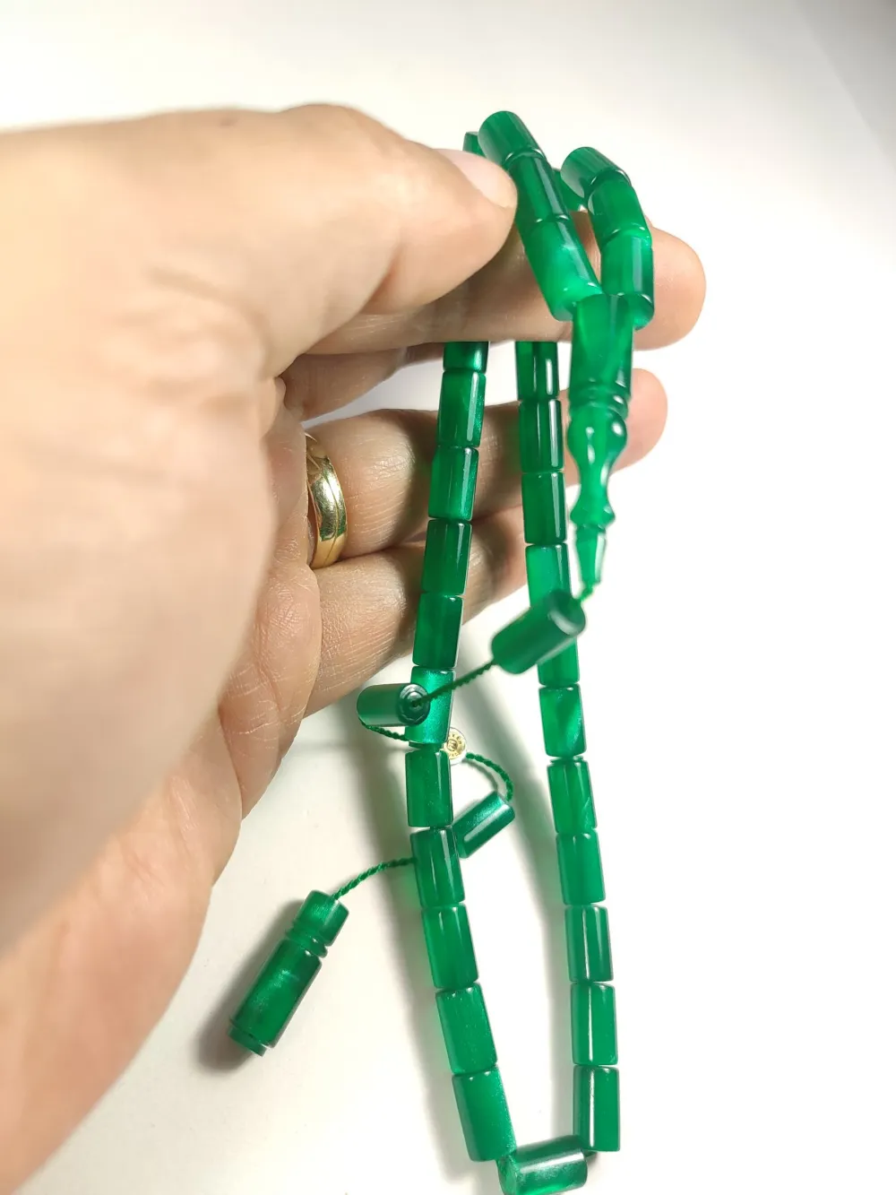 Erkan Çubukçu Usta İşi̇ İmzalı Multi̇ Color  Sıkma Kehri̇bar küçük resim 3