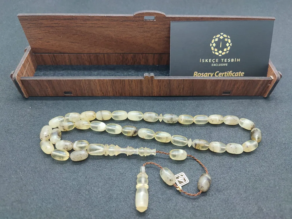 İskeçeli̇ Cemi̇l Usta Eseri̇ 19.35 Gr Toprak Fosi̇lli̇ 0.6 Mm Şeffaf Deli̇m Mat Kaya