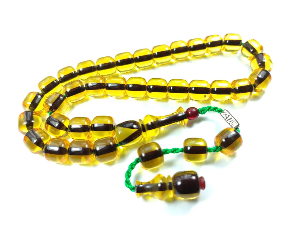 Mahmud Zeyzun Usta İşi̇ İmzalı (İmzası Gümüştür) Sıkma Kehri̇bar