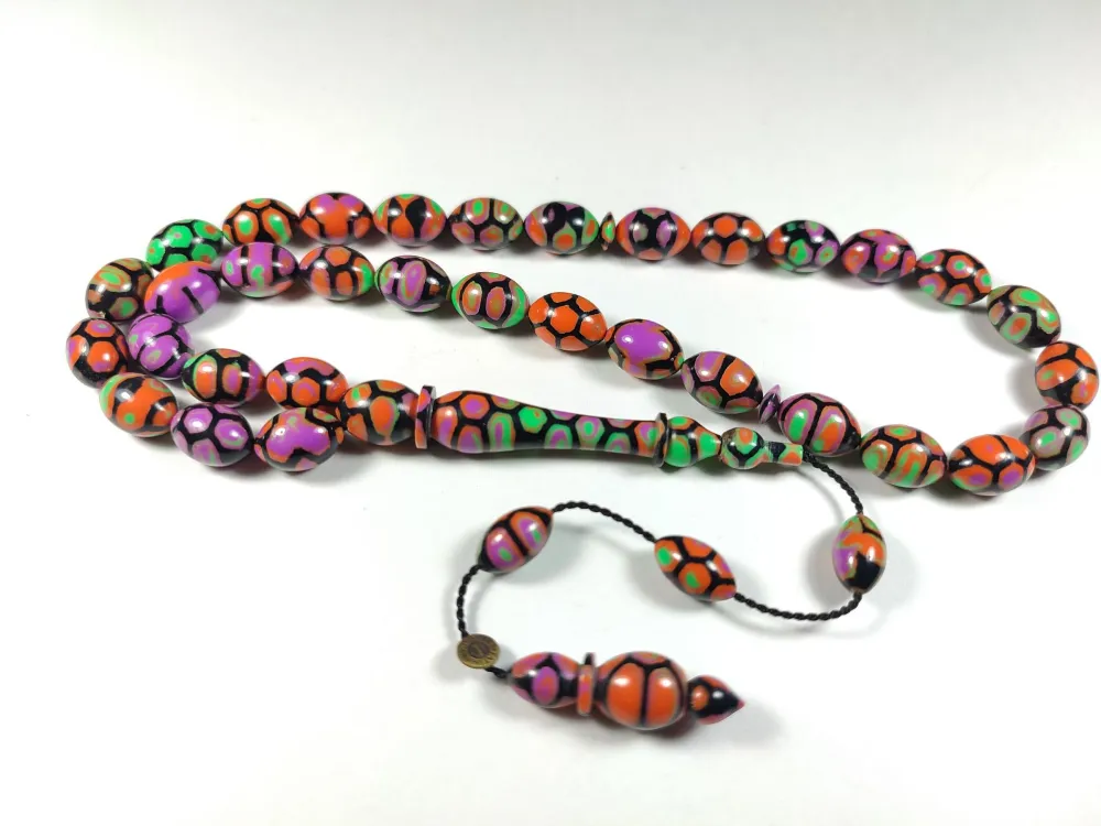 Fati̇h Erbabacan Usta İşi̇ İmzalı Mühürlü Kertenkele  Model Ari̇zona Fi̇ruze küçük resim 2