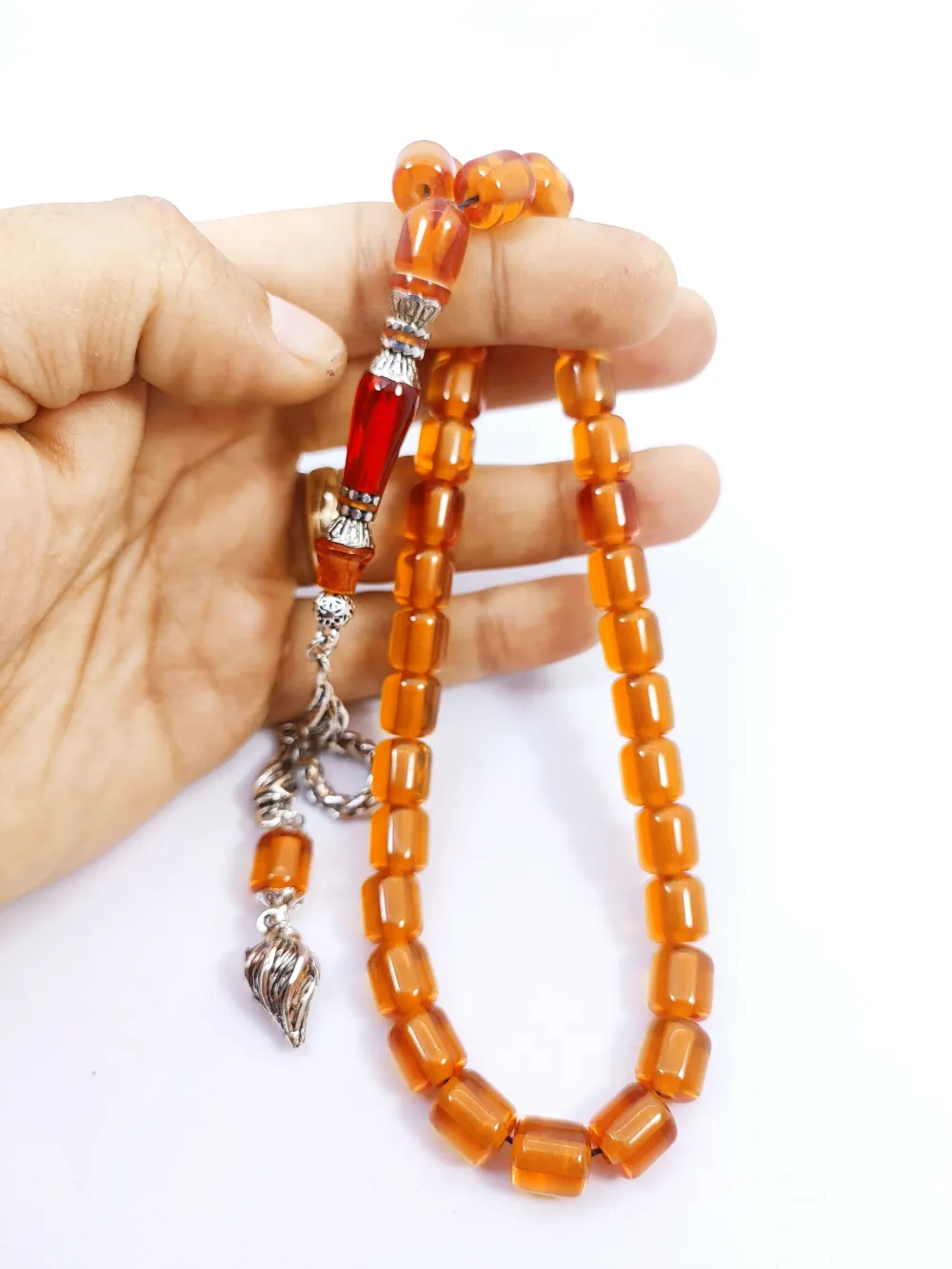 925 Ayar Gümüş Nakkaş Çi̇ft Kat Torna Çi̇ft Ci̇lalı Necef küçük resim 5