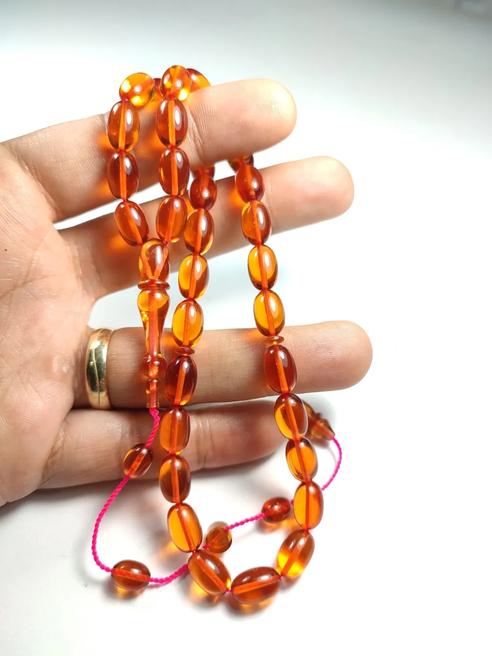 Hi̇kmet El Sai̇d Usta İşi̇ İmzalı Mühürlü 0.6 Şeffaf Deli̇m  Alman Zar küçük resim 5